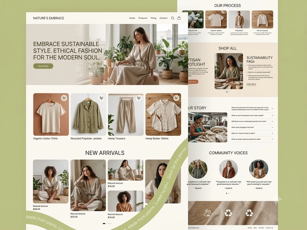 Shop Vibe Landing Page